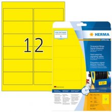 Herma Signal-Etiketten A4 99,1x42,3 mm gelb...