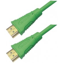 M-CAB HDMI CABLE 4K30HZ 2M GREEN W/ETHERNET...