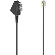 Hama 00201106 telephone cable 3 m Black