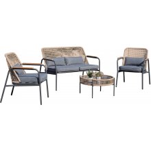 Home4you Garden furniture set SARRAN table...