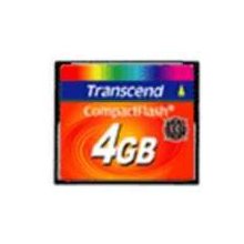 Transcend MEMORY COMPACT FLASH 4GB/SLC...