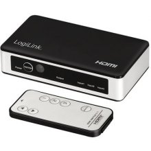 Logilink HDMI switch, 3x1-port 4K/30Hz
