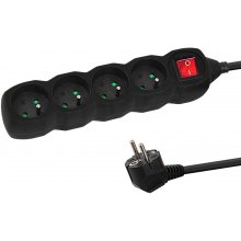 Esperanza ELK213K Power strip 4GN/3M Black