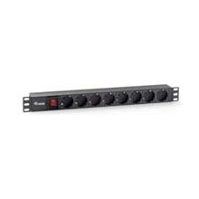 EQUIP Steckdosenleiste 19"(1HE)8fach...