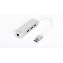 DIGITUS Hub USB 3.0, 3-ports Gigabit LAN...