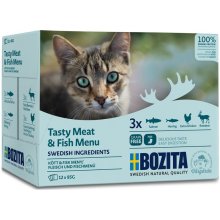 BOZITA Multibox Meat&Fish in Sauce 12x85g