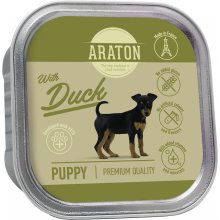 ARATON Puppy canned pet food with duck for...