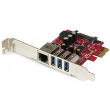 STARTECH 3 PORT PCIE USB 3.0 CARD + GBE