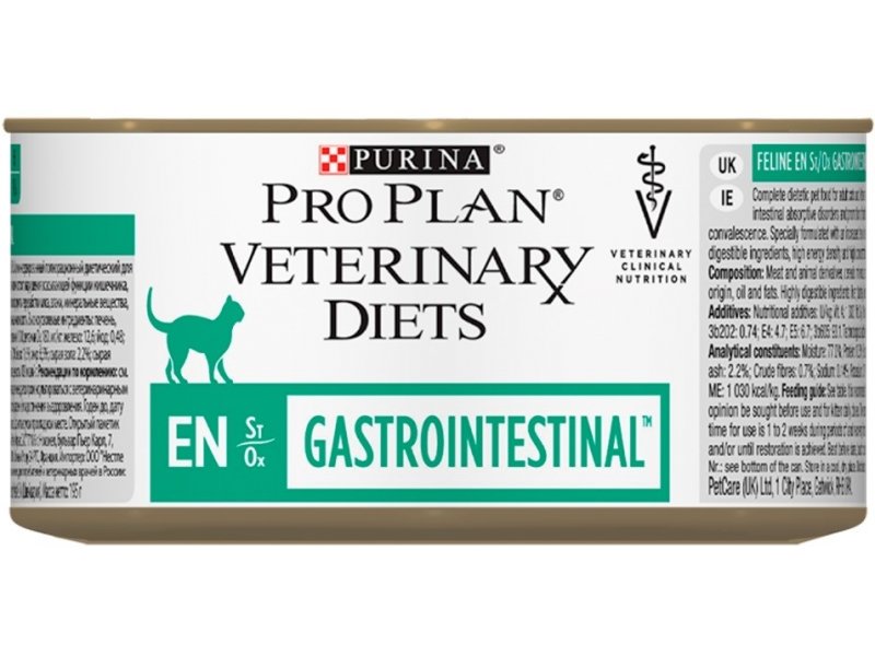 Purina Pro Plan Veterinary Diets EN St/Ox Gastrointestinal - wet cat ...
