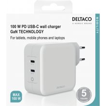 DELTACO Зарядное устройство USB-C...