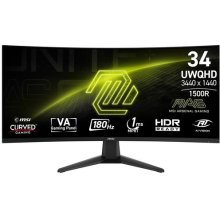Monitor MSI MAG 346CQ computer 86.4 cm (34")...