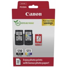 Tooner Canon Ink Cartridge + Photo Paper...
