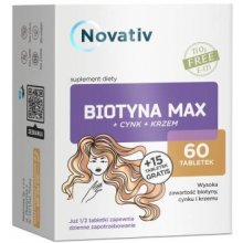 MEDICINAE Novativ Biotin MAX+Cync+Silicon 60...