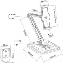 Techly ICA-TBL 2801 holder Passive holder...