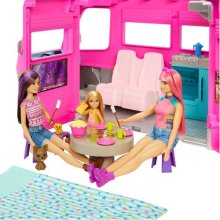 Barbie Camper, Doll Playset with 60...