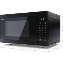 SHARP | YC-MG81E-B | Microwave Oven with...