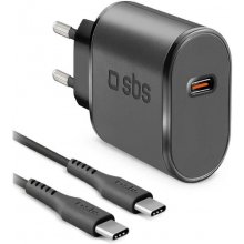 SBS Wall charger 15W Kit USB-C