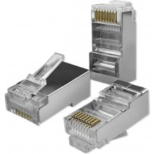 QOLTEC RJ45 modular connector CAT5e, FTP...