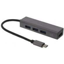 Deltaco USBC-HUB11 interface hub USB 2.0...