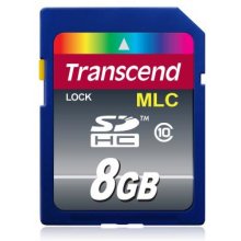 Mälukaart TRANSCEND 8GB SDHC Class10 CARD...
