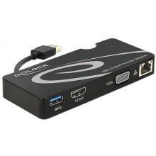 DELOCK USB3.0 Adapter A -> HDMI / D-Sub15...