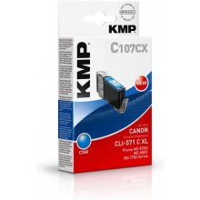 Tooner KMP C107CX ink cartridge Cyan