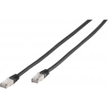 Vivanco network cable CAT 6 2m, black...