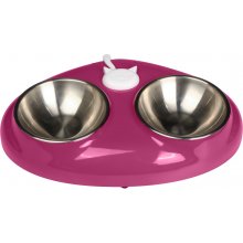 SUPER DESI GN bowl for pets, double, pink, 2...