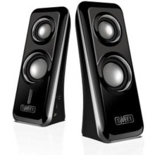 Sweex 2.0 Speaker Set Arena Black/Silver