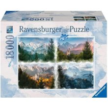 Ravensburger puzzle fairytale castle in 4...