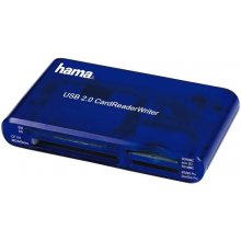 Hama USB 2.0 Multi Card Reader 35 in 1, blue...