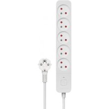 Savio Power strip 5 sockets 5m white LZ-10 5...