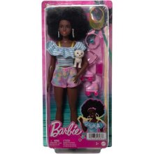 MATTEL Doll Barbie with afro hairstyle and...
