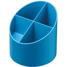 Herlitz Pencil holder GREENline, round, blue