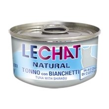 LeChat Natural Tuna with Whitebait 80 gr -...