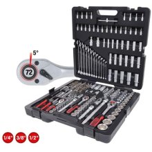 KS Tools 1/4 +3/8 +1/2 Socket Wrench-Set...