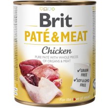 Brit Paté & Meat Chicken - wet dog food -...