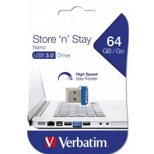 Mälukaart Verbatim USB-Stick 64GB 3.0 Nano...