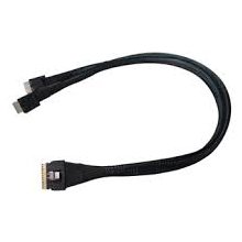 HighPoint SFF-8654 2x SFF-8611 NVMe cable...