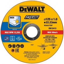 DeWalt METAL TARGET 125x1.0mm INOX /100pcs...