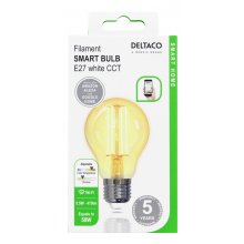 DELTACO SMART HOME LED filament lamp, E27...