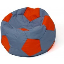 Go Gift Soccer Sako bag pouffe grey-red XL...