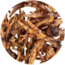 PETITTO Dried chicken feet - dog treat - 1kg