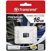Флешка TRANSCEND 16GB MICROSDHC CLASS 10...