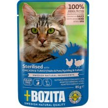 BOZITA Indoor & Sterilised Chicken & Turkey...