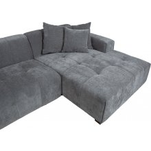 Home4you Corner sofa DAHLIA RC, grey