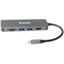 D-LINK DUB-2327 6-in-1 USB-C Hub mit HDMI...