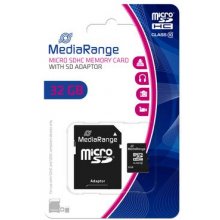 Флешка MediaRange 32GB microSDHC Class 10
