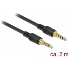 DELOCK 85598 audio cable 2 m 3.5mm Black