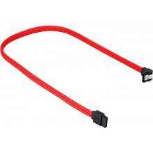 Sharkoon SATA III Angled Cable red - 45 cm